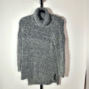 Evolution by Cyrus M Gray Turtleneck Fuzzy Sweater